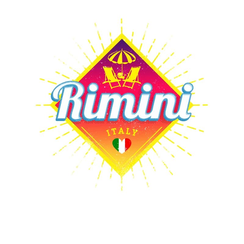 Rimini Emilia-Romagna Italy Vintage Souvenir