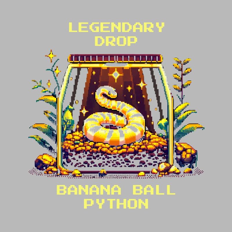 Découverte légendaire : python romain banane | Python