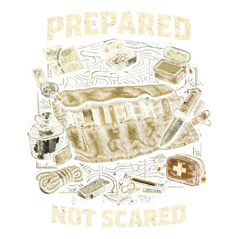 Prepper Überlebenskünstler Prepared Not Scared