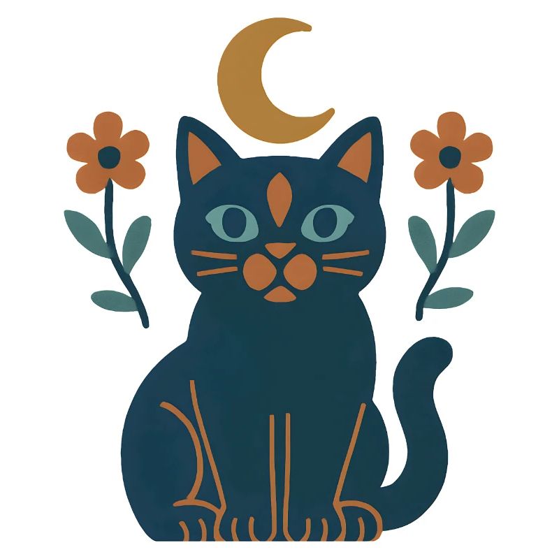 Moonlight Cat Dreams