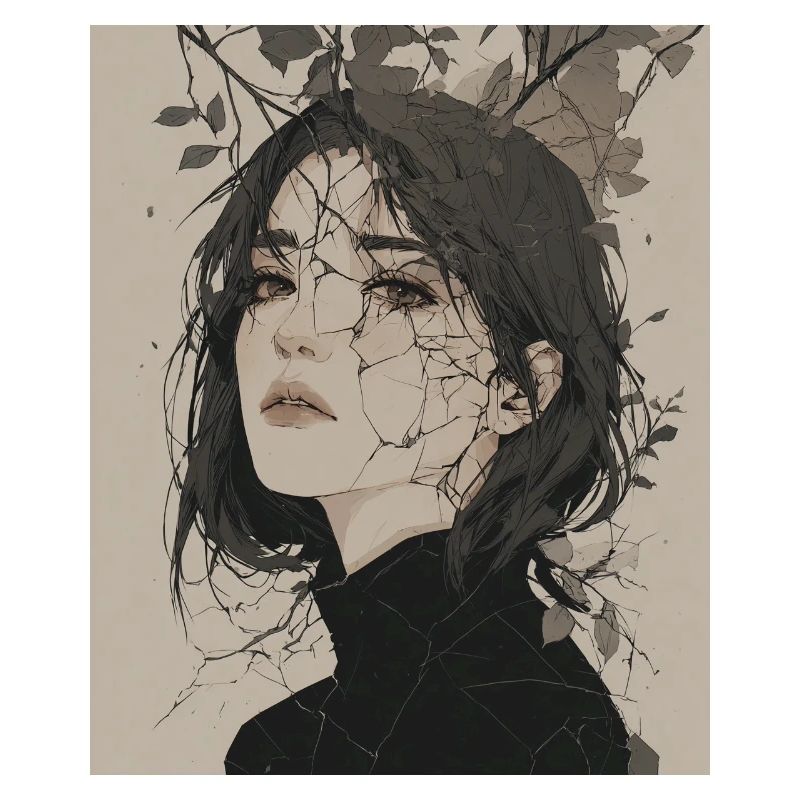 Broken Sheet Portrait