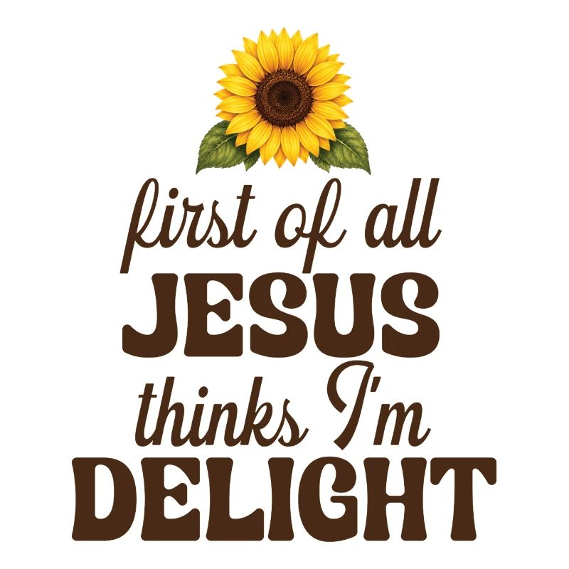 Zunächst einmal denkt Jesus, ich bin eine Freude