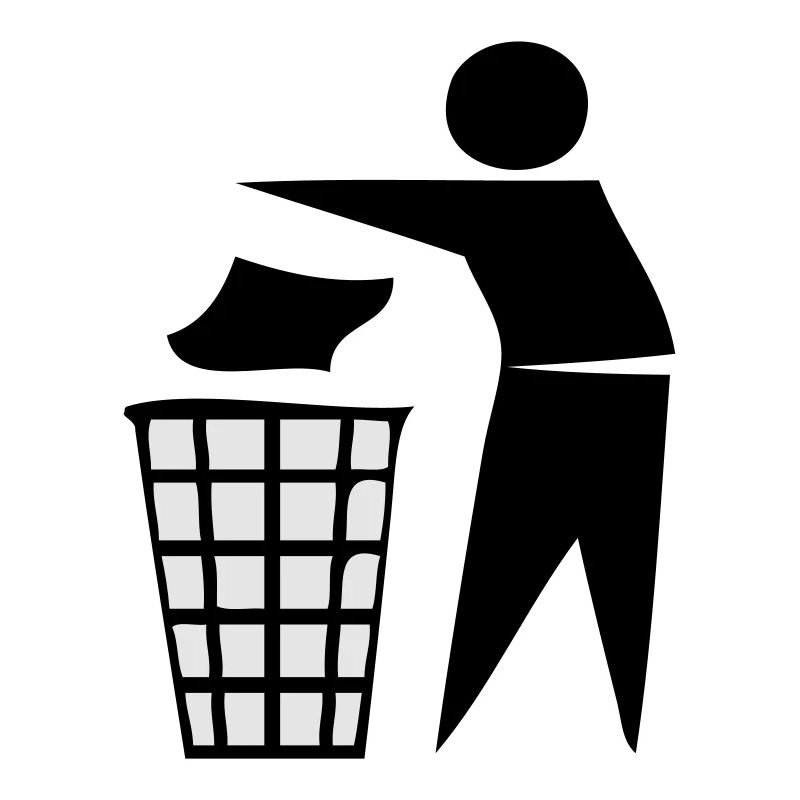 éclaircir, des déchets, plus mülleimer, nettoyer,