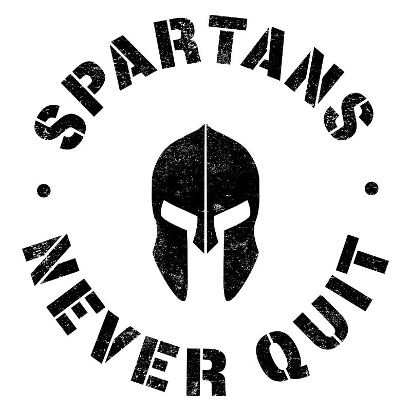 Spartans never quit black