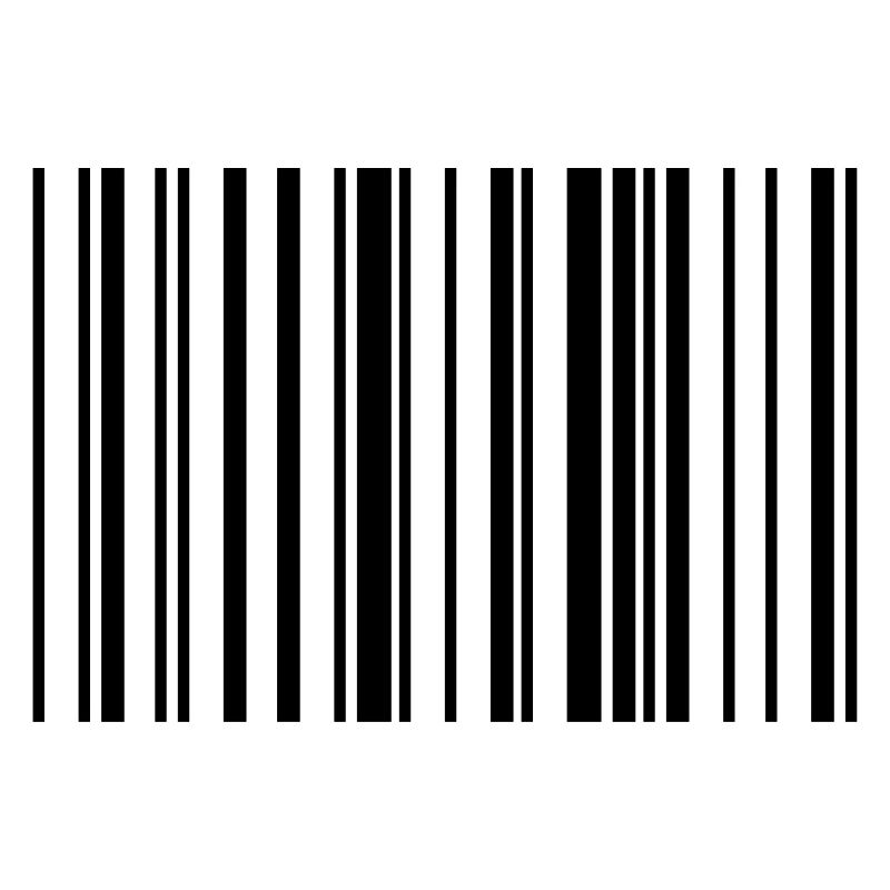 Striped barcode code strip