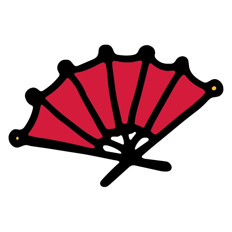 Asiatischer Fächer Handfächer asian hand fan