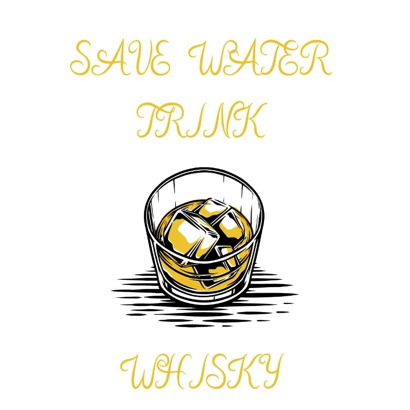 SAVE WATER TRINK WHISKY