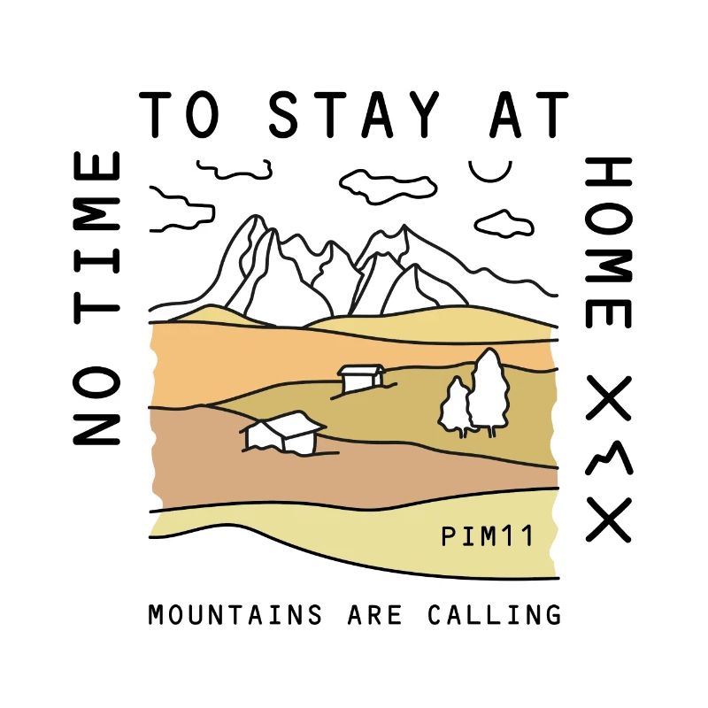 Mountains are calling (farbig)