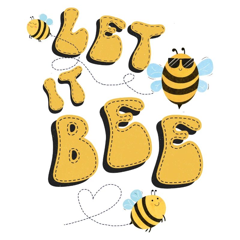bee beekeeper let it bee bees Humor