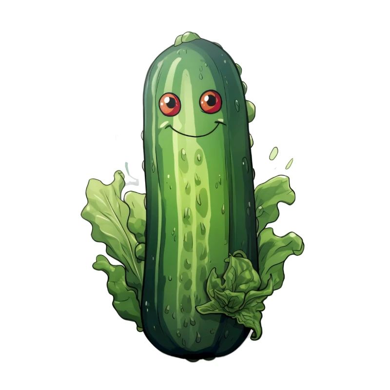 Concombre Kawaii