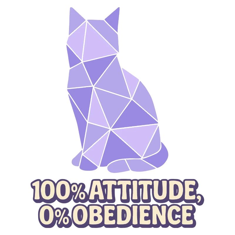 Chat géométrique – 100% Attitude