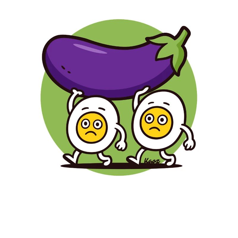 Hard-working eggs bear large eggplant