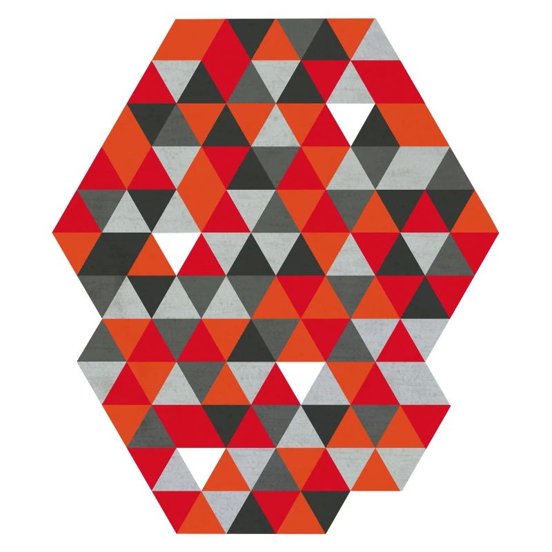 Geometrisches Hexagon Geometric Triangles 