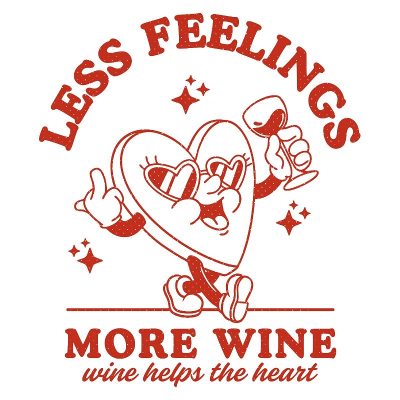 Moins de sentiments Plus de vin