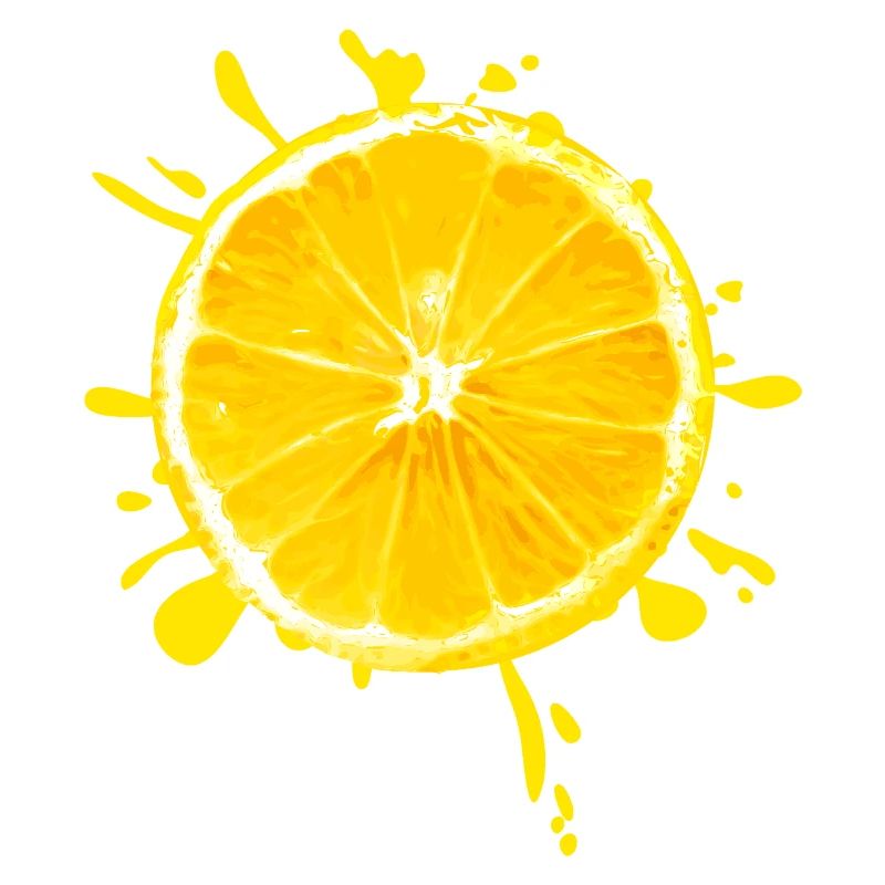 Jaune éclaboussure d’agrumes