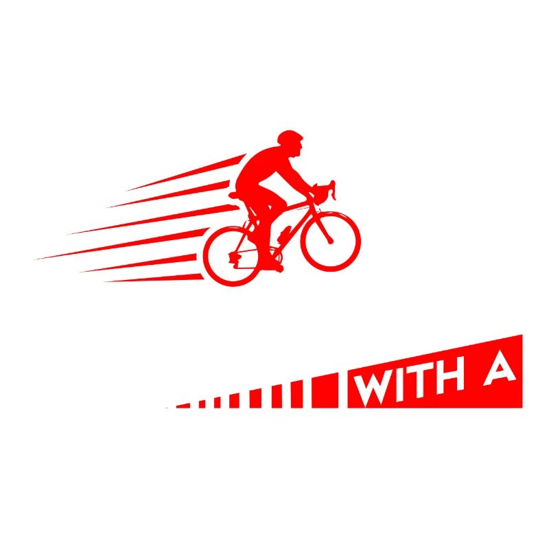 Never Underestimate Old Man with Bicycle
