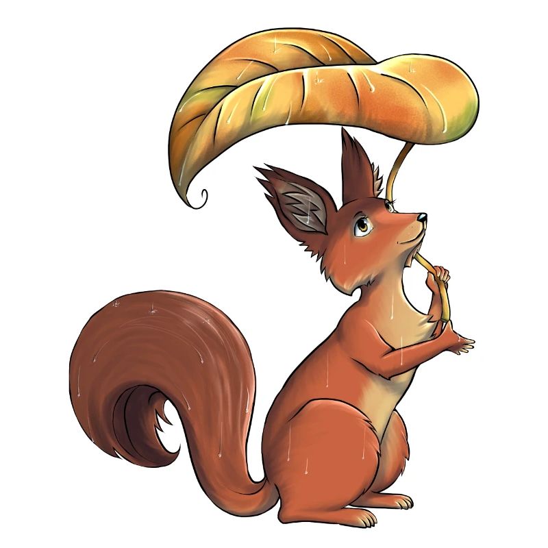 Herbst Eichhörnchen