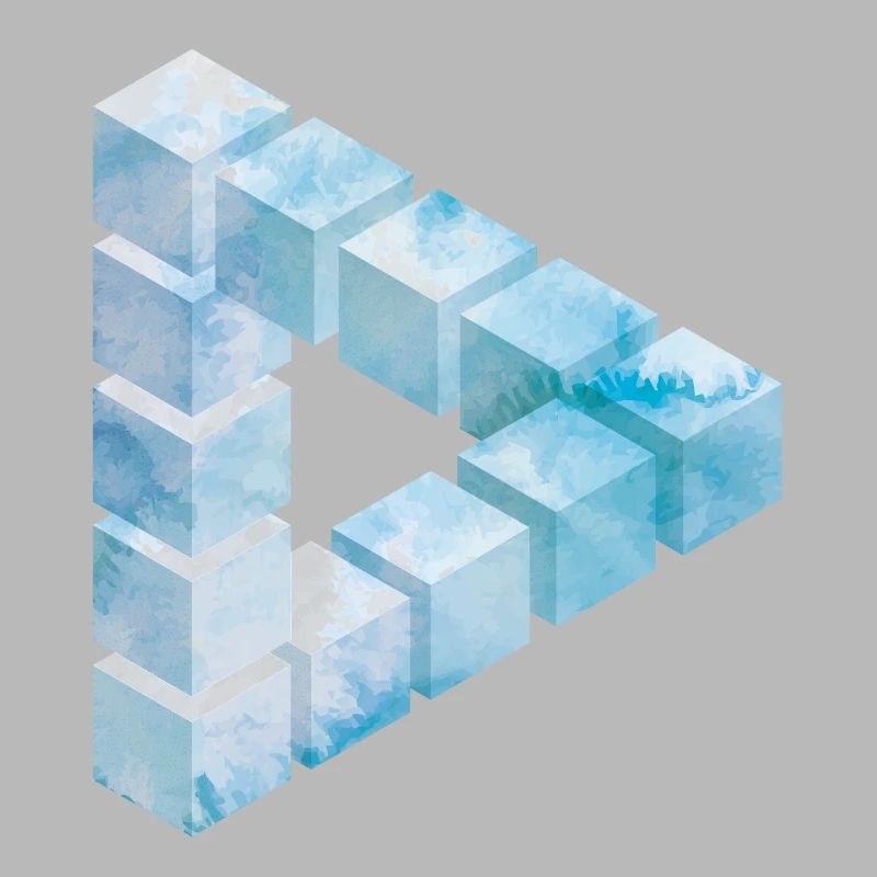 Conception de motif de bloc de glace