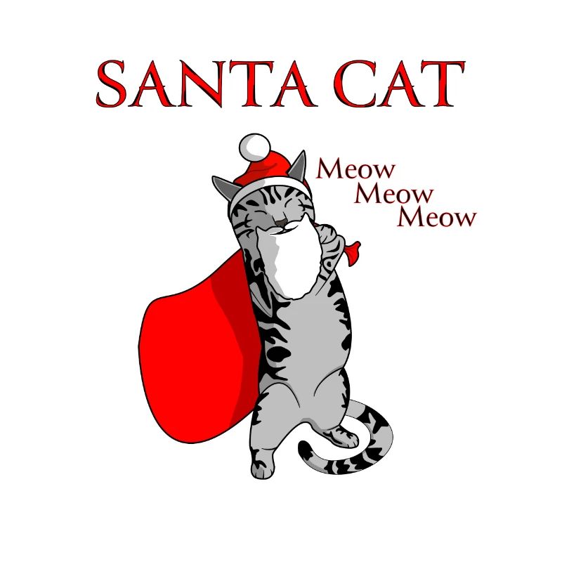 Santa Cat, le chat de Noël