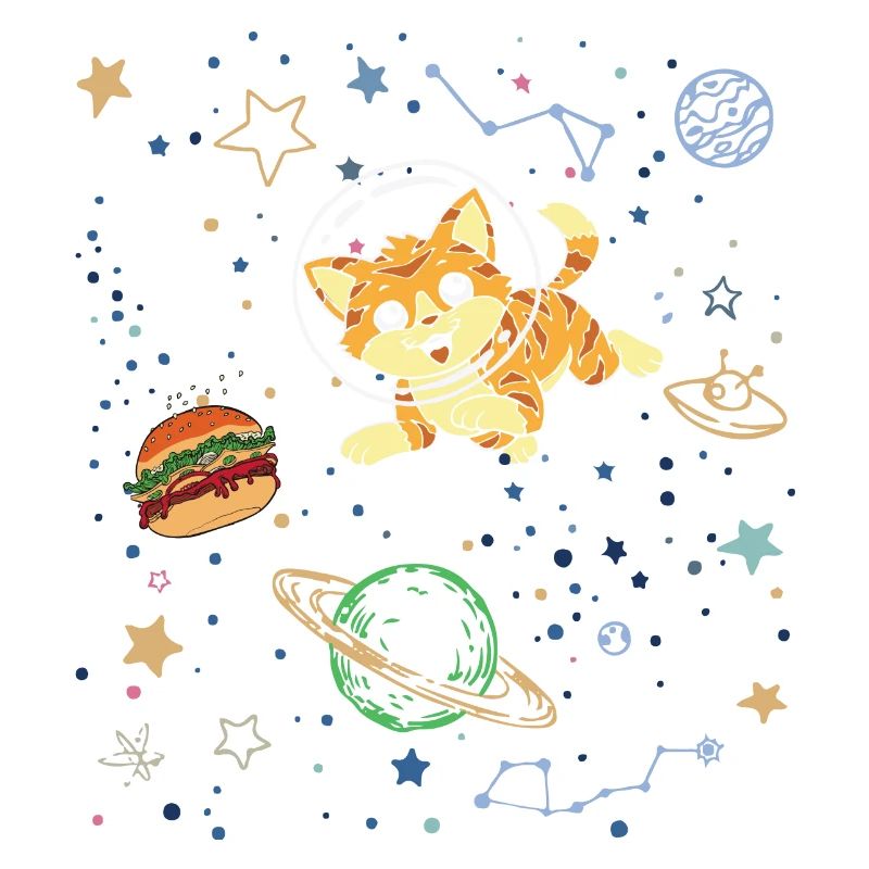 Chat joueur dans l’aventure spatiale