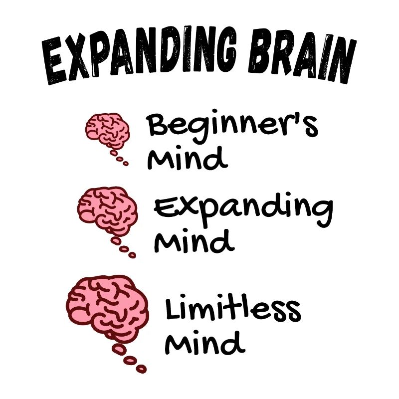 Gehirn erweitern - Expanding Brain Meme