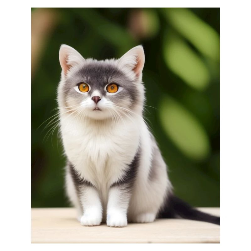 Chat persan blanc