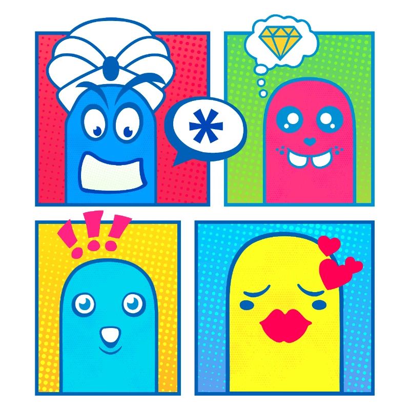 Petites créatures (bande dessinée, pop art)