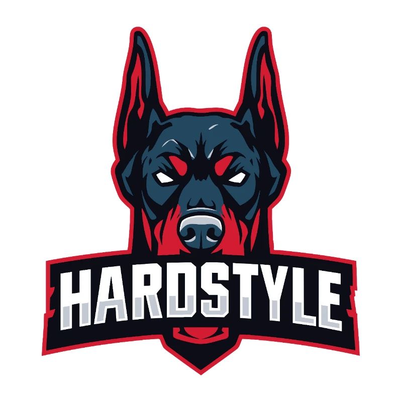 Dobermankopf – HARDSTYLE