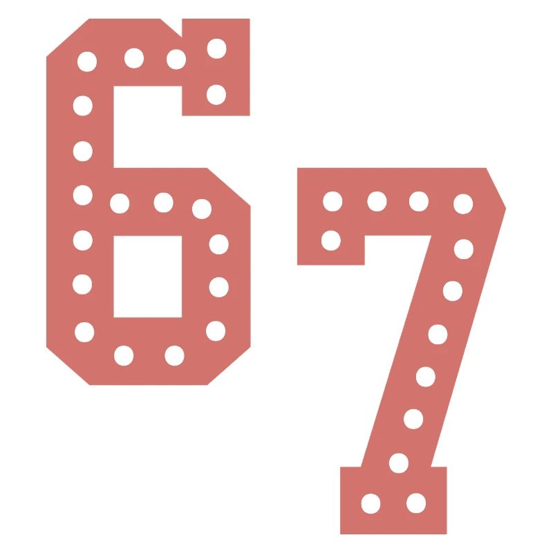6 7 – Trendy minimalist text design,
