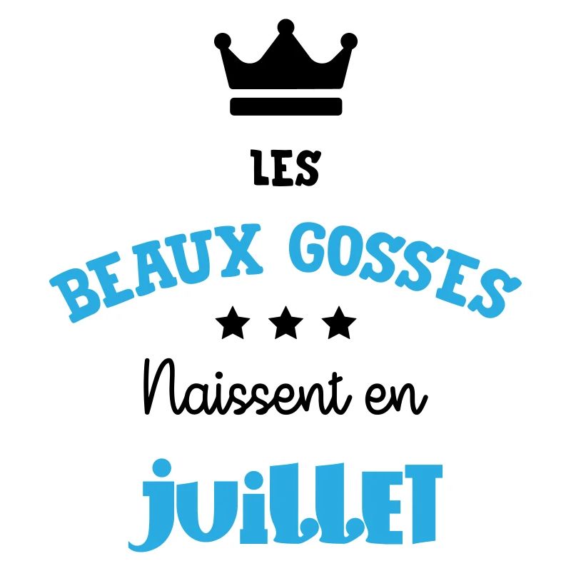 Cadeau naissance bébé garçon Juillet Beaux Gosses