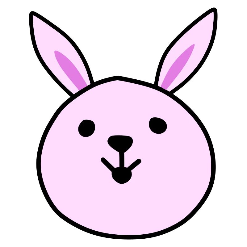 Mignon lapin rose