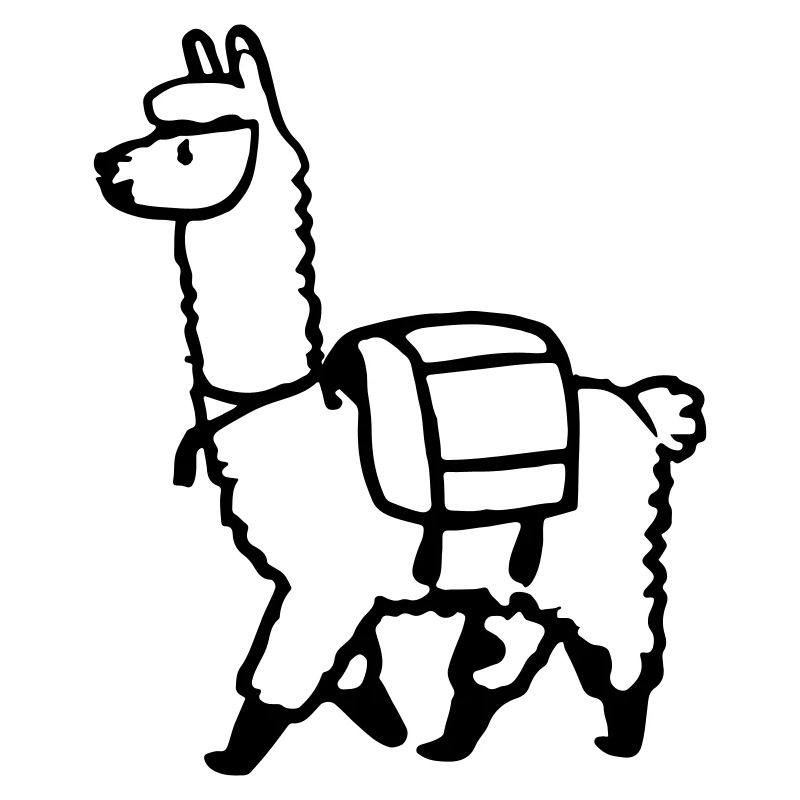 Alpaca Lama Randonnée Idée Cadeau