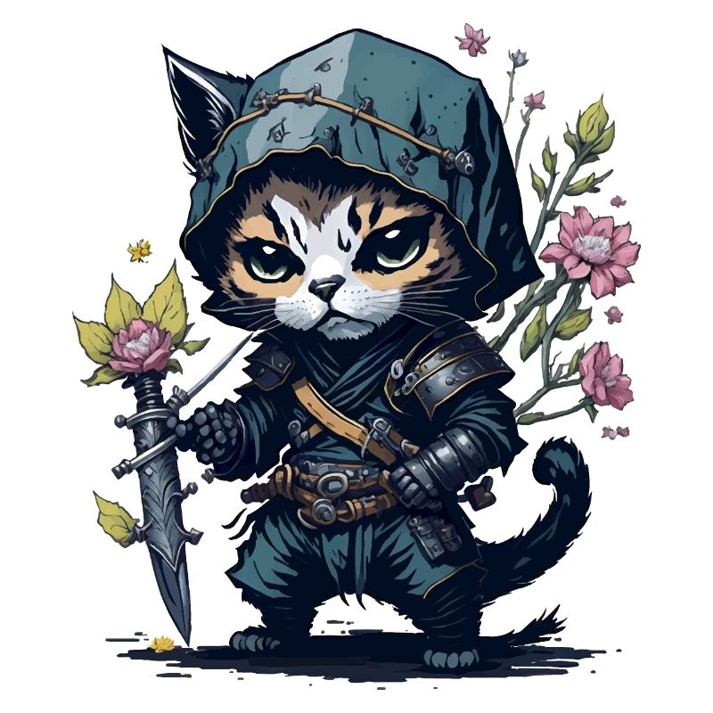 Le chat ninja – unique et intrépide