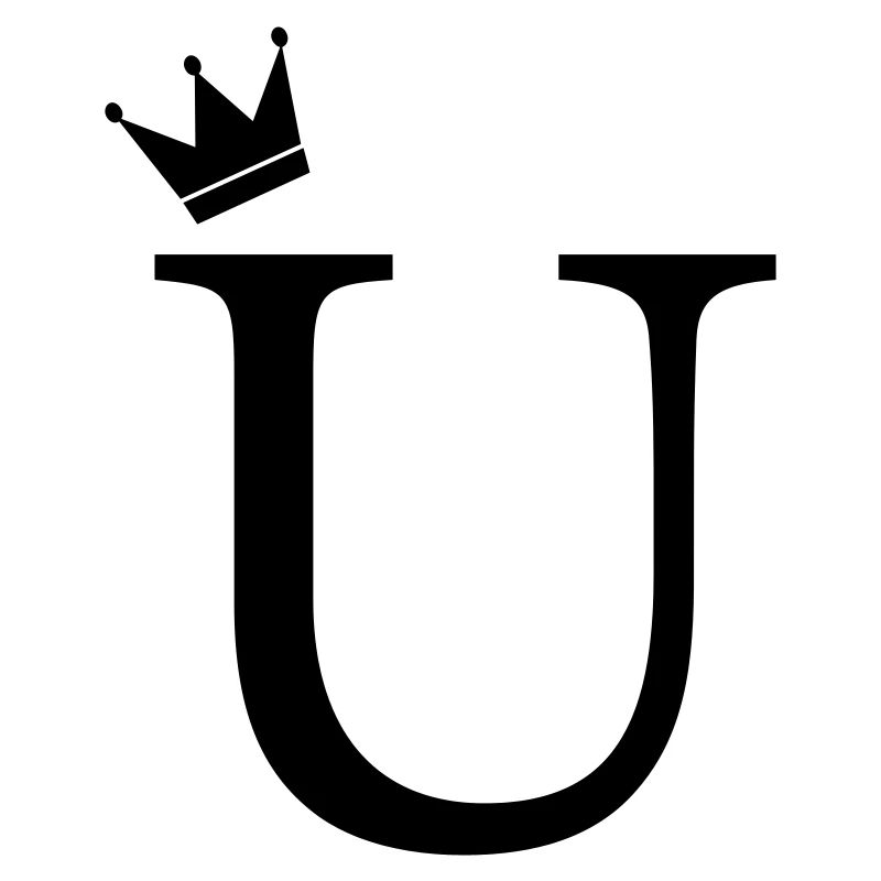 U monogram crown