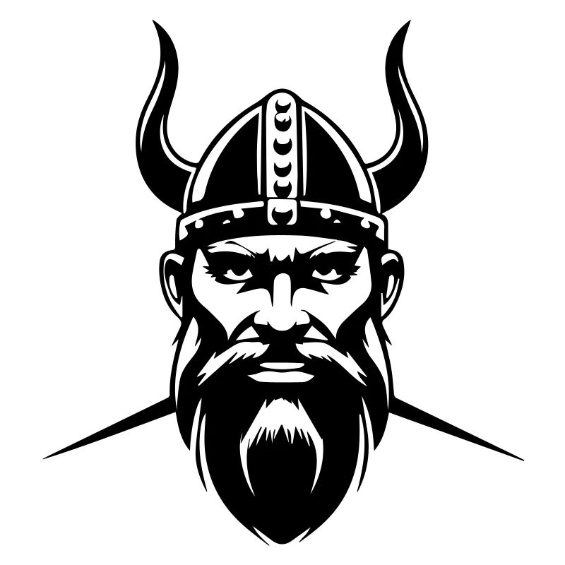 Wikinger Krieger Kopf