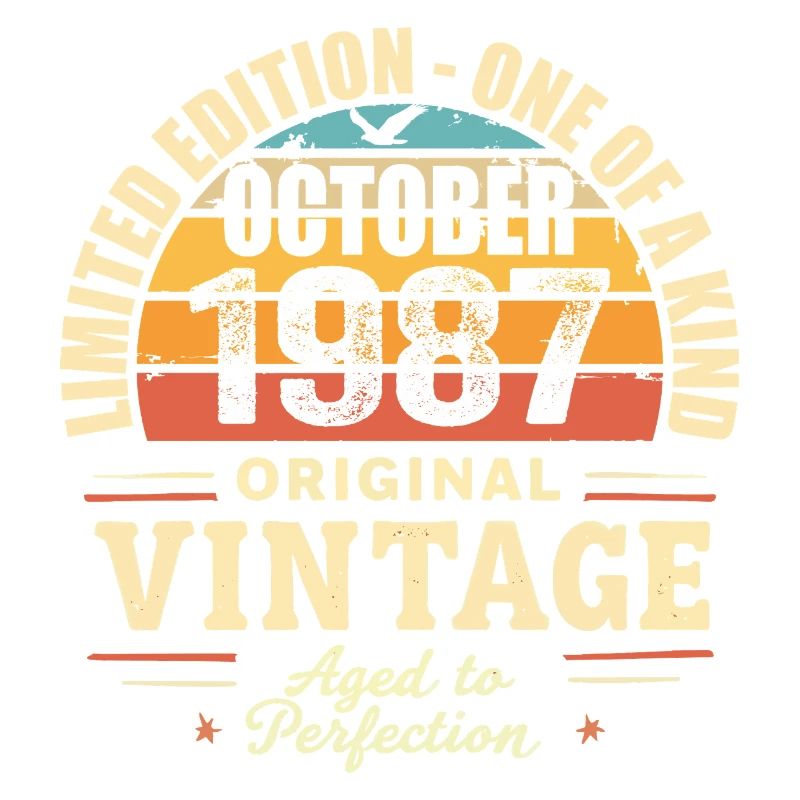 Rétro Octobre 1987 - birthday october 1987
