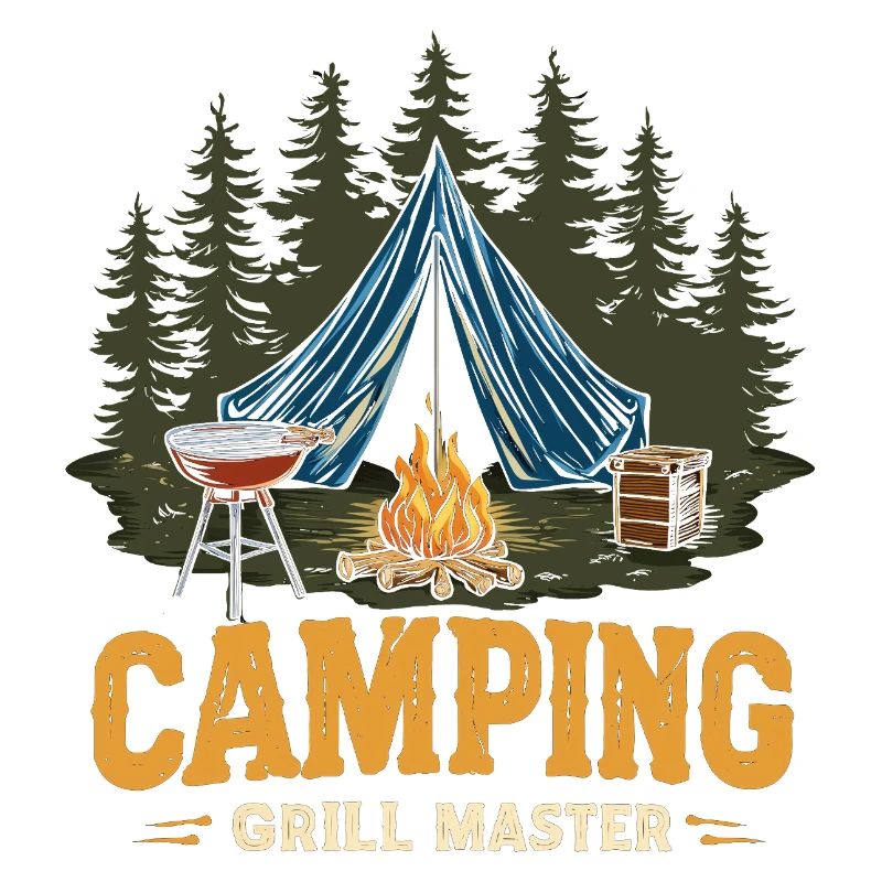 Camping Grilling Dicton, Camping Grill Master Camper
