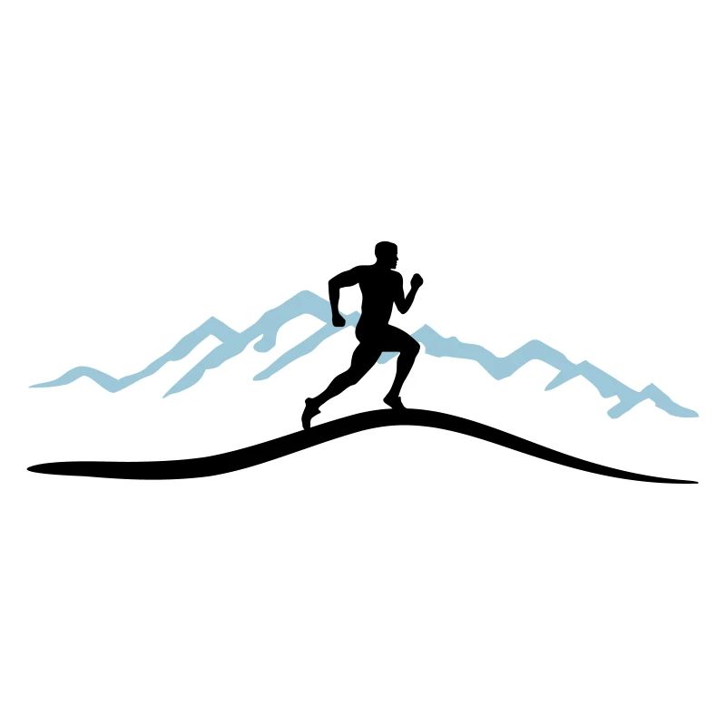 Running, Runner & Mountains
