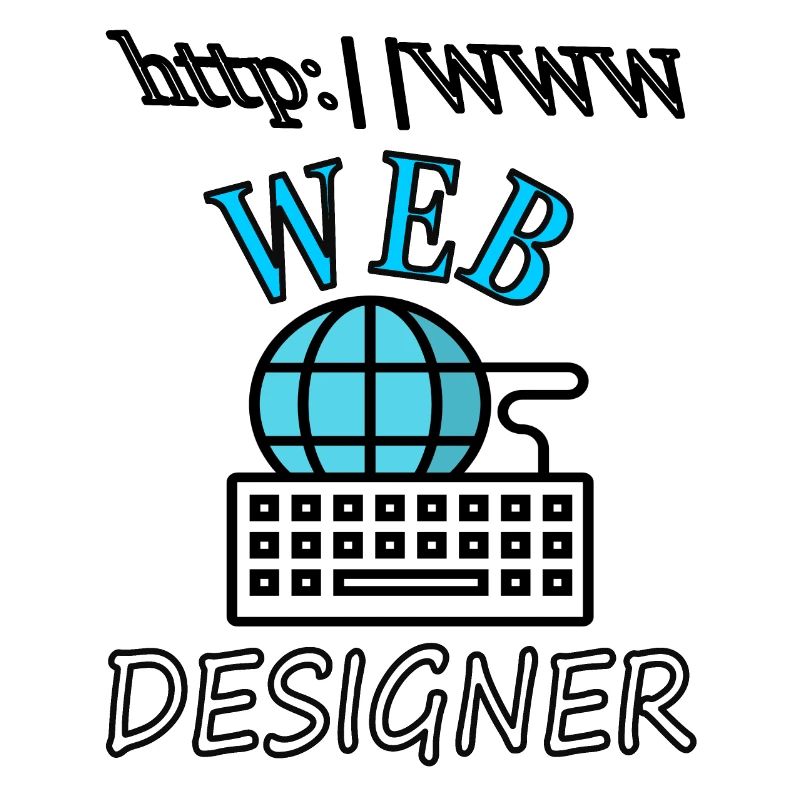 Ich bin Web Designer Website Internet Geschenkidee