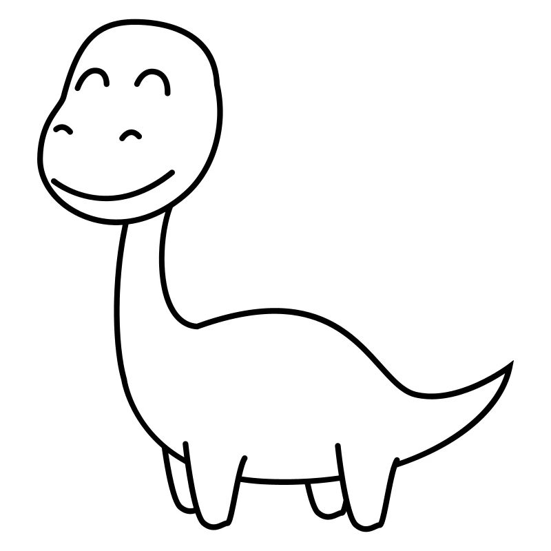 Dinosaur brontosaurus Comic
