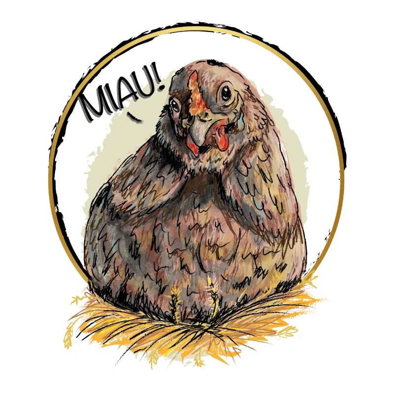 Meowing Easter Chicken