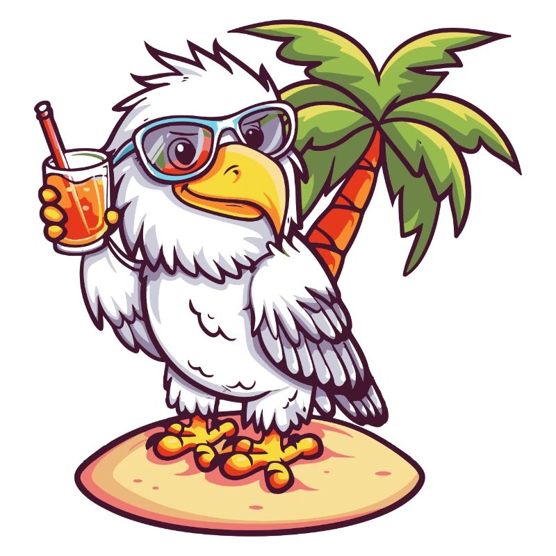 Vacances d’été à la plage Eagle