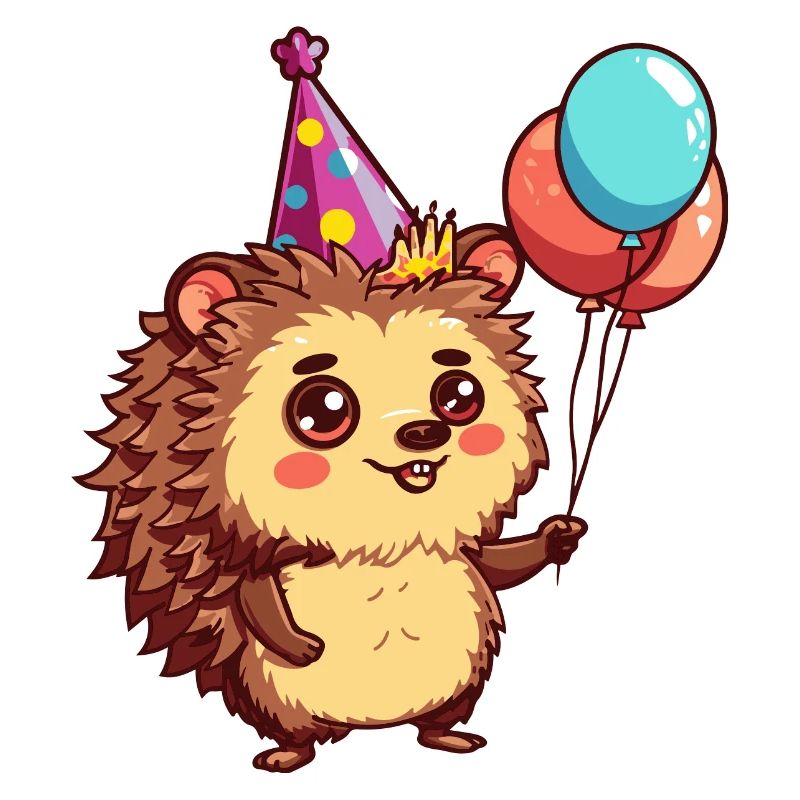 Hérisson Anniversaire Bande Dessinée