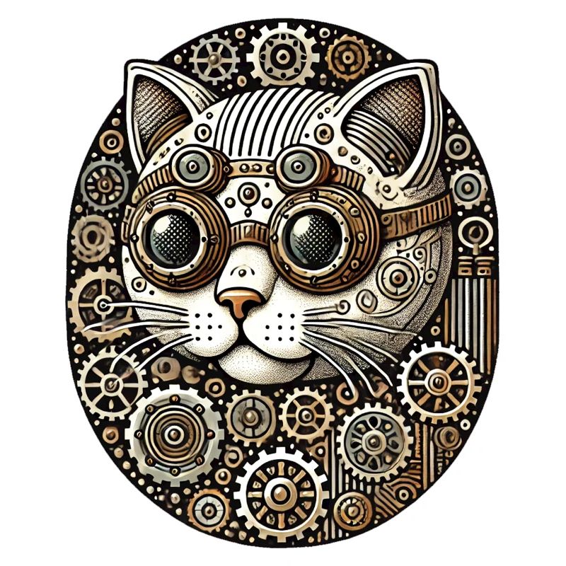Steampunk Kitty Cat