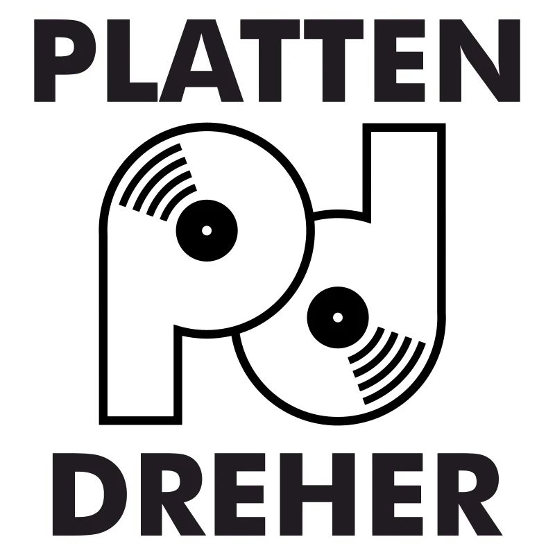 Plate turner logo with lettering