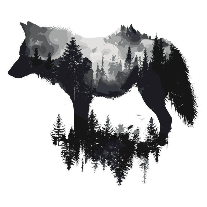 Wolf Wild Wolves Wilderness Howling Forest