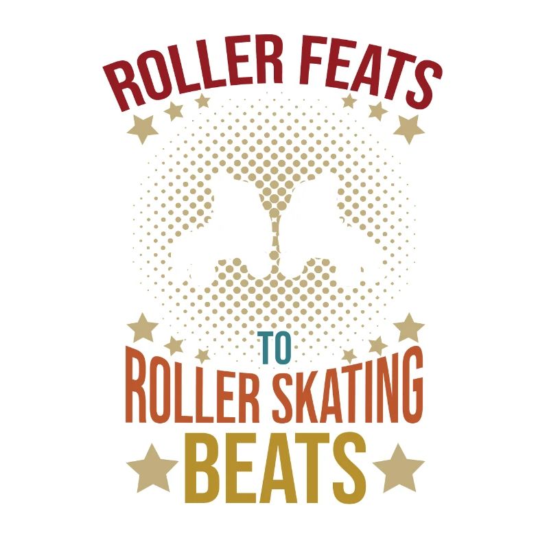 Rollerskater Party Roller Skating Beats Gift Idea