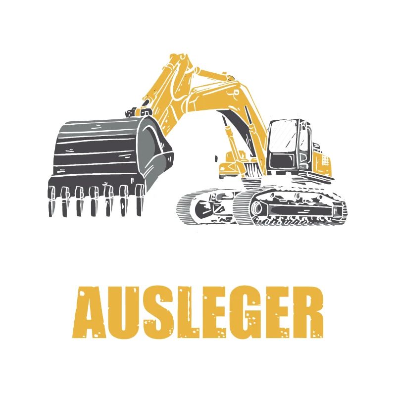 Ausleger Baggerführer Bagger Baggerfahrer