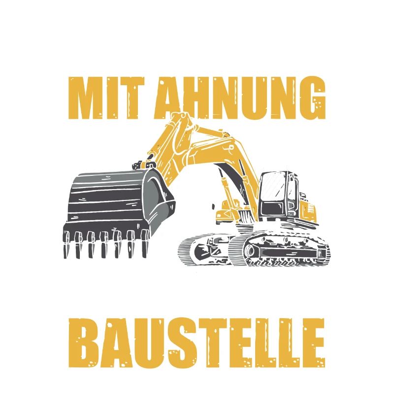 Baustelle Baggerführer Baggerfahrer Bagger