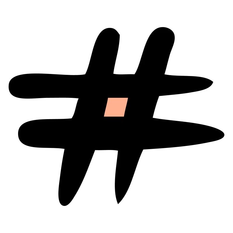 Het teken van de ruit. # icoon. Leesteken. De tekens van het web.